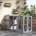 Load image into Gallery viewer, PawHut 3-Story Cat House Feral Cat Shelter, Outdoor Kitten Condo with Raised Floor, Asphalt Roof, Escape Doors, Jumping Platforms, Gray