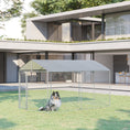 Load image into Gallery viewer, Dog Kennel Outdoor Run Fence with Roof, Steel Lock, Mesh Sidewalls for Backyard & Patio, 13.1' x 7.5' x 7.5'