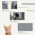 Load image into Gallery viewer, Cat Tree for Indoor Cats, 44 Inches Multi-Level Cat Tower, Climbing Activity Center with Jute Scratching Post, Perch, Hanging Ball Toy, Teasing Rope, Dark Grey