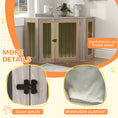Load image into Gallery viewer, 2 in 1 Dog Crate Furniture, Side Table Dog Kennel with Cushion, Large Door, for Large Dogs - Walnut Brown