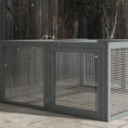 Load image into Gallery viewer, Rabbit Hutch, Folding Portable Wooden Bunny Cage with Openable Top, for 2-3 Rabbits, Small Animals, Guinea Pig Cage Small Chicken Coop for Outdoor, Garden - Gray