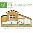 Load image into Gallery viewer, 79" Wooden Chicken Coop, Outdoor Hen House, Poultry Habitat with Removable Tray, Nesting Box, Run, Ramp