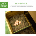 Load image into Gallery viewer, 79" Wooden Chicken Coop, Outdoor Hen House, Poultry Habitat with Removable Tray, Nesting Box, Run, Ramp