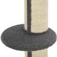 Load image into Gallery viewer, 36"H Large Cat Scratching Post for Indoor Cats, Bold Cat Tree Multi-Level Kitty Tower with Sisal Mat Scratch Rope, Cat Bed, Removable Cushion, Perch, Grey