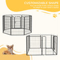 Load image into Gallery viewer, Dog Pen 8 Panels Puppy Pen Heavy Duty Pet Playpen for Indoor Outdoor for Dogs, Rabbits, Ducks 100cm High