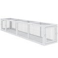 Load image into Gallery viewer, Outdoor Cat Tunnel with Extendable Design, 79" L Wooden Cat Run with Weather Protection, Connecting Inside and Outside, for Deck Patios, Balconies, White