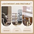Load image into Gallery viewer, PawHut 4 Levels Cat Steps, Pet Stairs Carpeted Ladder, Kitten Tree Climber with Scratching Posts, Hanging Play Ball, Side Step, for High Bed, Sofa, Brown