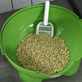Load image into Gallery viewer, PawHut Hooded Cat Litter Box, Large Kitty Litter Pan with Lid, Scoop, Leaking Sand Pedal, Top Handle, Dark Green