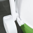 Load image into Gallery viewer, Large Cat Litter Box, Hooded Cat Litter Tray with Lid, Scoop, Top Handle, Front Entrance, 53 x 51 x 48cm - Green