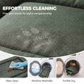 Load image into Gallery viewer, Waterproof Dog Bed, Foldable Pet Bed with Anti-Slip Bottom, Oxford Fabric, Machine Washable, Scratch Resistant Outdoor for Small Dogs and Cats, 90L x 60W x 5H cm, Green
