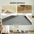 Load image into Gallery viewer, Guinea Pig Cage with Removable Pet Playpen, Waterproof Pad, Hay Feeder, Water Bottle, Food Dish, Hideaway, Balcony, Soft-Covered Ramp, Wheels, Small Animal Cage for Guinea Pig, Hedgehog