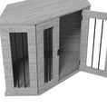 Load image into Gallery viewer, 2 in 1 Dog Crate Furniture, Side Table Dog Kennel with Cushion, Large Door, for Medium Dogs - Grey