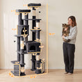 Load image into Gallery viewer, Extra Large Cat Tree Tower with Dual Baseboard, 79-Inch Heavy Duty Cat Tree for Indoor Large Adult Big Kittens with 5 Scratching Posts, 2 Condos, 2 Top Perches, Hammock, Self-Grooming Brush