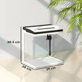 Load image into Gallery viewer, Aquarium, 13L Glass Fish Tank with Filter, LED Lighting, Water Pump, for Bettas, Guppies, Mini Parrot Fishes, Shrimp, Goldfish, 29 x 20 x 30.5cm