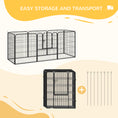 Load image into Gallery viewer, Dog Pen 8 Panels Puppy Pen Heavy Duty Pet Playpen for Indoor Outdoor for Dogs, Rabbits, Ducks 100cm High