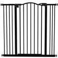 Load image into Gallery viewer, Pressure Fit Dog Stair Gate No Drilling Safety Gate Auto Close for Doorways, Hallways, 74-100cm Adjustable, 94cm Tall, Black