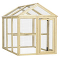 Load image into Gallery viewer, Large Chicken Run, Wooden Chicken Coop, Pet Playpen w/ Combinable Design - Natural Wood Finish