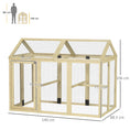 Load image into Gallery viewer, Large Chicken Run, Wooden Chicken Coop, Pet Playpen w/ Combinable Design - Natural Wood Finish