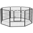 Load image into Gallery viewer, Dog Pen 8 Panels Puppy Pen Heavy Duty Pet Playpen for Indoor Outdoor for Dogs, Rabbits, Ducks 80cm High