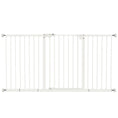 Load image into Gallery viewer, Dog Gate Stair Gate Pressure Fit Pets Barrier Auto Close for Doorway Hallway, 74-148cm Wide Adjustable, White