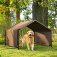 Load image into Gallery viewer, Dog Shade Shelter, Portable Pet Tent, Water Resistant Dog House for Shade Protection, Outdoor, Garden, Patio, Backyard, Brown