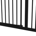 Load image into Gallery viewer, Dog Gate Stair Gate Pressure Fit Pets Barrier Auto Close for Doorway Hallway, 74-94cm Wide Adjustable, Black