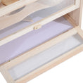 Load image into Gallery viewer, PawHut 2-Level Hamster Cage Mice and Rat House, Small Animal Habitat for Guinea Pigs, Chinchillas with Openable Top, Front Door, Shelf and Ladder, Natural