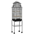 Load image into Gallery viewer, Bird Cage Budgie Cage with Stand Slide Tray Handle for Finch Canary 43 x 32.5 x 163cm Black