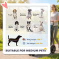 Load image into Gallery viewer, Dog Stroller, 3 Wheels Pet Stroller with Dual Entry, Easy One-Click Quick Fold, Mesh Windows, Washable Cushion, Pet Travel Buggy for Small and Medium Dogs and Cats, Dark Green