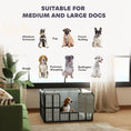 Load image into Gallery viewer, Whelping Box for Dogs and Puppies, 4 Panel Whelping Pen with Washable Whelping Pad, Wind-Resistant Cloth, Lockable Door, Dog Playpen for Indoor, Outdoor, for Small and Medium Breeds