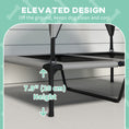 Load image into Gallery viewer, Elevated Dog Bed with Canopy, Cooling Dog Cot Bed for Camping, Portable Raised Pet Cot with Washable Breathable Mesh, for Indoor Outdoor, M & L Dogs, 36" x 30" x 35", Grey