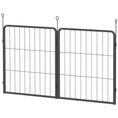 Load image into Gallery viewer, Dog Pen, 2 Panel Puppy Pen, Portable, Detachable, For Small Dogs, 60cm Tall, Black