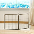 Load image into Gallery viewer, Dog Pen, 2 Panel Puppy Pen, Portable, Detachable, For Small Dogs, 60cm Tall, Black