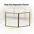 Load image into Gallery viewer, Dog Pen, 2 Panel Puppy Pen, Portable, Detachable, For Small Dogs, 60cm Tall, Black