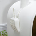 Load image into Gallery viewer, Cat Litter Box Kitten Litter Tray w/ Hood, Scoop, Filter, Flap Door, 43 x 44 x 47cm - White