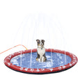 Load image into Gallery viewer, Dog Splash Pad, Pet Sprinkler Mat, Non-Slip Dog Paddling Pool, Foldable Outdoor Sprinkler and Splash Mat Water Play for Garden, Patio, Summer Fun, 170 cm