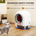 Load image into Gallery viewer, Self Cleaning Cat Litter Tray, 80L Extra Large Automatic Cat Litter Box with APP Control, Safety Protection, Odor Removal, Kitten Smart Toilet with Rubbish Bag for Multiple Kittens