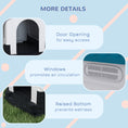 Load image into Gallery viewer, Dog Kennel for Outside, Plastic Dog House, Water-Resistant Pet Shelter with Windows, for Garden Patio, Medium and Large Dogs, 101 x 88 x 99cm - Blue