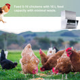 Load image into Gallery viewer, PawHut Automatic Chicken Feeder, No-Waste Poultry Feeder with Protective Lid for up to 4 Chickens, Holds 13 L of Feed