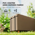 Load image into Gallery viewer, Rabbit Hutch Cover, Guinea Pig Hutch Cover, for Model X-D2-0047 & Similar Models, 43 x 52 x 37cm, Brown