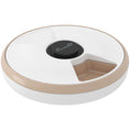 Charger l'image dans la visionneuse de la galerie, 6 Meal Automatic Cat Feeder, Cordless Timed Feeder for Dry and Wet Food, Cat Dog Food Dispenser with 1 Ice Pack, Battery Powered with LED Display, for Kitty and Small Dogs