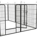 Load image into Gallery viewer, Dog Playpen, Wide 31.5"W Heavy-Duty Metal Puppy Play Pen, Pet Exercise Fences for Outside and Indoor, DIY Design with Door for Multiple Dogs, 12 Panels, 39"H