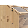 Load image into Gallery viewer, Wooden Hamster Cage, Gerbil Cage for Syrian Hamster with Exercise Play House, Openable Top 85 x 45 x 44cm - Nature