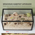 Load image into Gallery viewer, Large Acrylic Hamster Cage, Chewproof Guinea Pig Cage for Small Animal Pets, Transparent Mice and Gerbil Habitat with Openable Top, for Hedgehog, Dwarf Hamster, Rat, Mouse, 41.3" x 20" x 20"