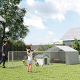 Load image into Gallery viewer, Outdoor Dog Kennel with Waterproof & UV-Resistant Cover, Dog Run with Secure Lock for Small Medium Large Dogs, 19.7' x 7.5' x 4.9'