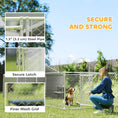 Load image into Gallery viewer, Outdoor Dog Kennel with Waterproof & UV-Resistant Cover, Dog Run with Secure Lock for Small Medium Large Dogs, 19.7' x 7.5' x 4.9'
