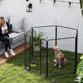 Load image into Gallery viewer, Dog Pen 6 Panels Puppy Pen Heavy Duty Pet Playpen for Indoor Outdoor for Dogs, Rabbits, Ducks 100cm High