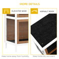 Load image into Gallery viewer, PawHut 54" 2-Story Large Rabbit Hutch Bunny Cage Wooden Pet House Small Animal Habitat with Lockable Doors, No Leak Tray and Waterproof Roof for Outdoor/Indoor Brown