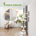 Load image into Gallery viewer, PawHut Cat Tree Tower, Floor to Ceiling Cat Tree, Adjustable Height (89"- 100"), 7 Tier Cat Tower with Scratching Posts, Hammock, Perches, Toy Balls & Rope Cat Toy for Indoor Cats, White