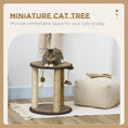 Load image into Gallery viewer, 17" Cat Tree, Kitty Activity Centre with Hanging Toys, Cat Climbing Toy, Cat Tower with Jute, Sisal, Seagrass Scratching Post, Brown